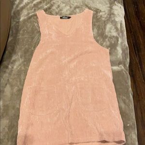 Corduroy jumper dress